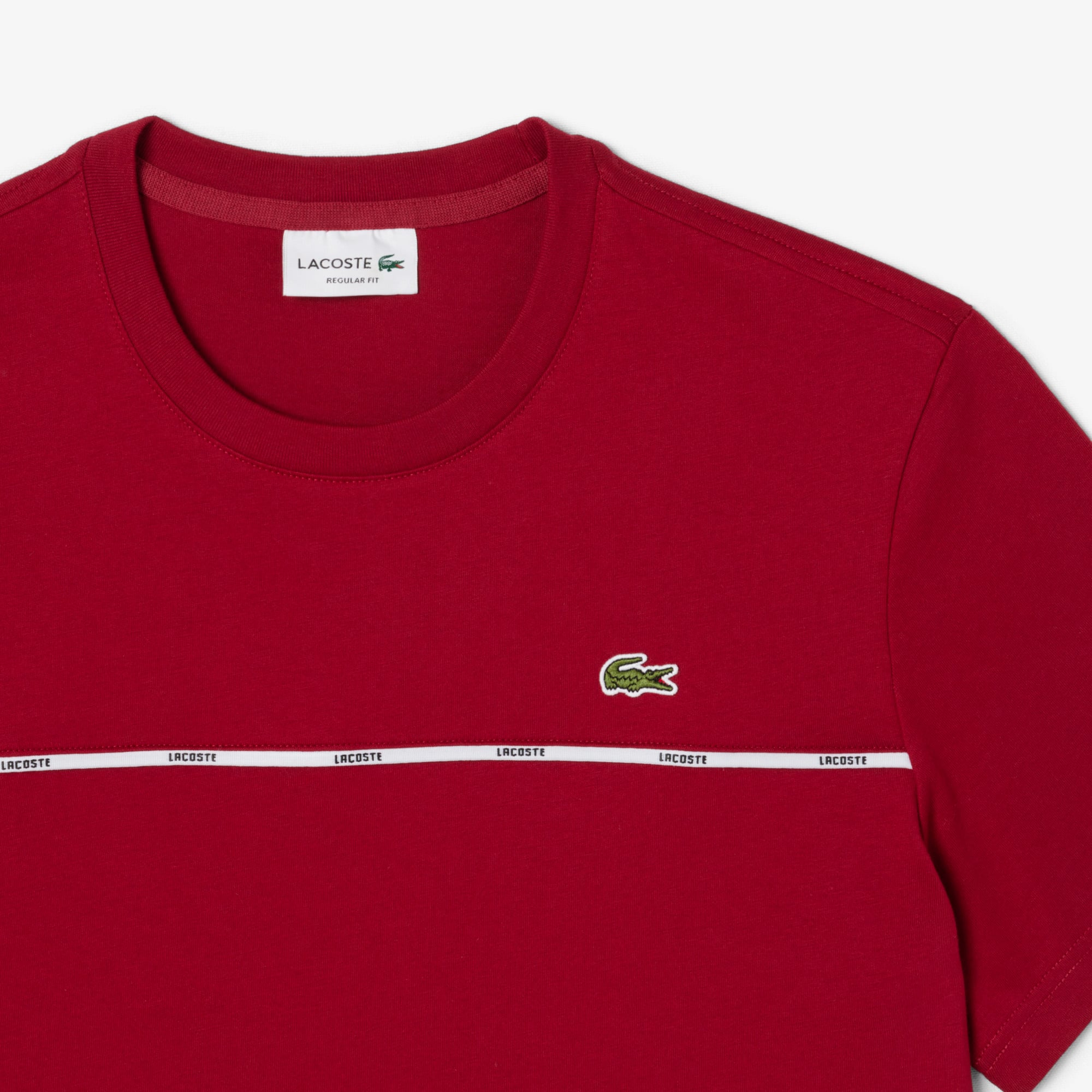 Áo Thun Lacoste Nam Dáng Suông Có Logo Lacoste