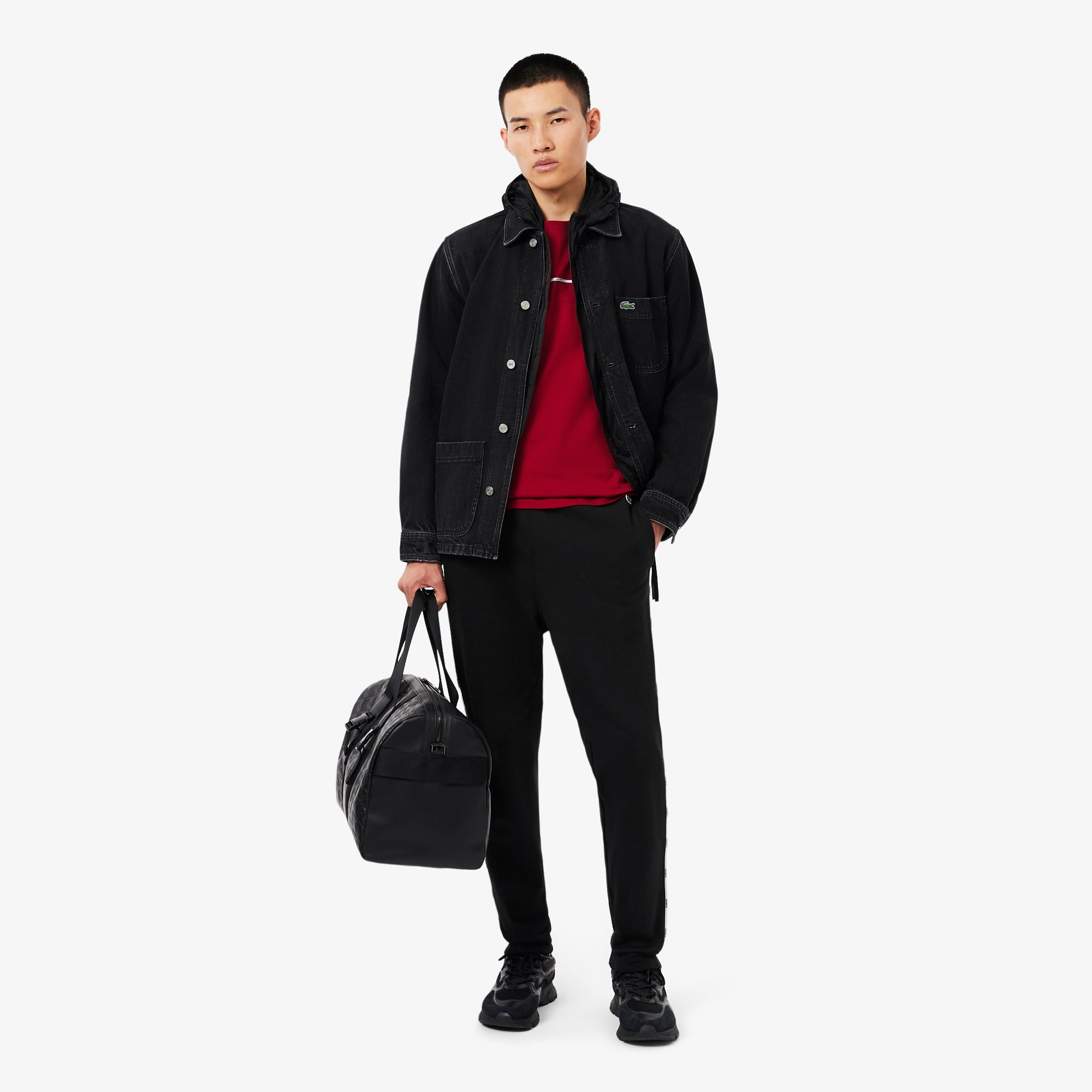 Áo Thun Lacoste Nam Dáng Suông Có Logo Lacoste