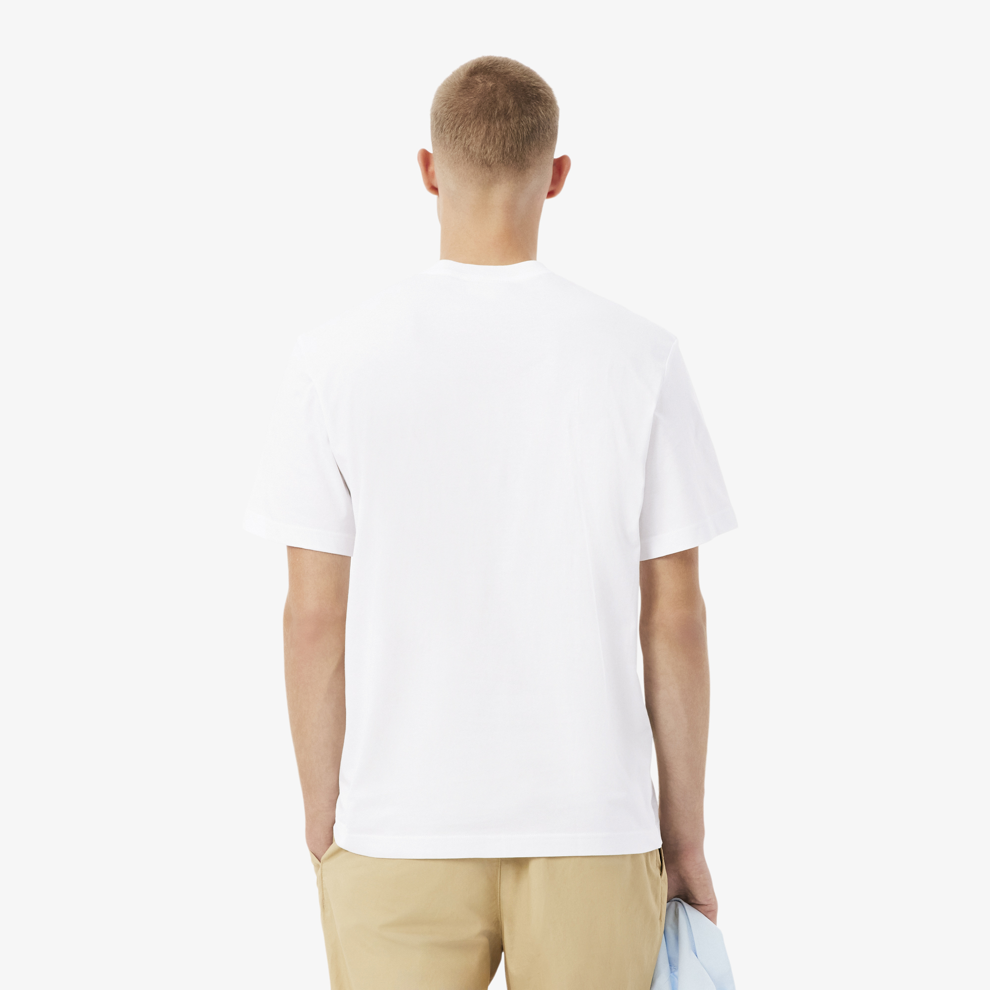 Áo Thun Lacoste Nam Chất Liệu Cotton Có Túi Ngực