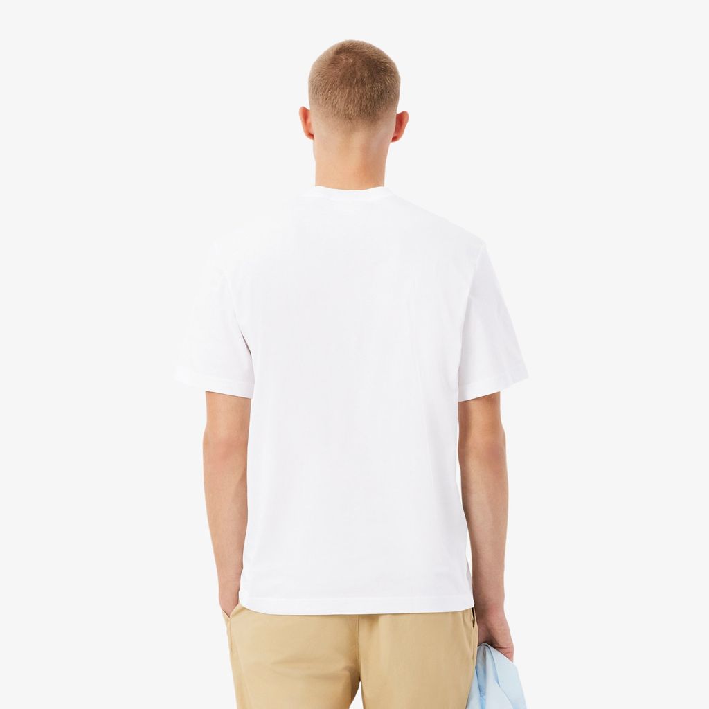 Áo Thun Lacoste Nam Chất Liệu Cotton Có Túi Ngực