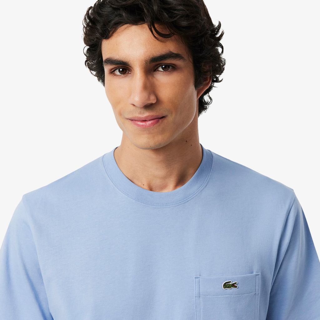 Áo Thun Lacoste Nam Chất Liệu Cotton Có Túi Ngực