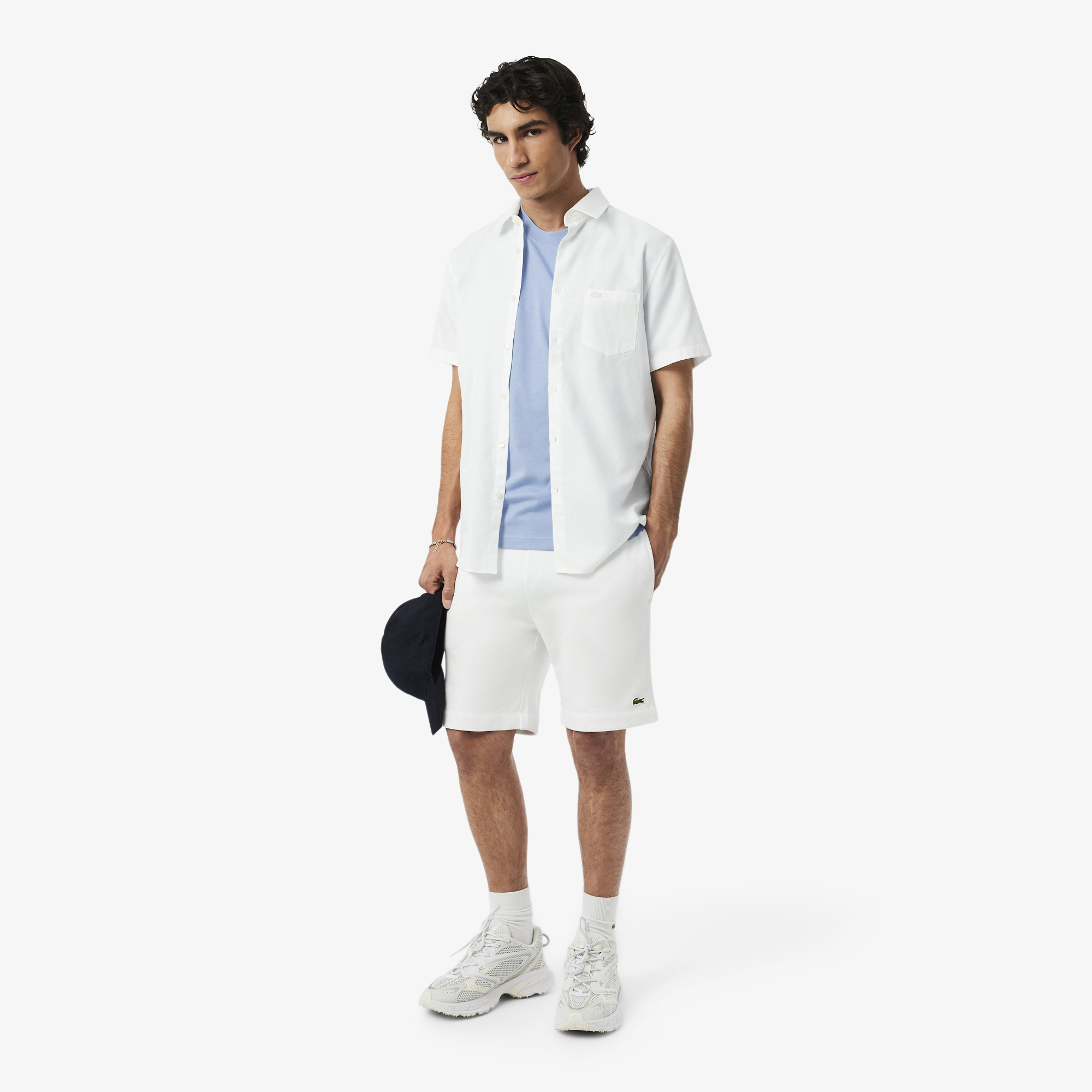 Áo Thun Lacoste Nam Chất Liệu Cotton Có Túi Ngực