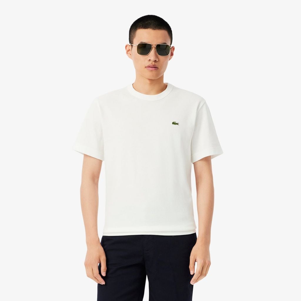 Áo Thun Lacoste Nam Dáng Cổ Điển Piqué Dày Dặn