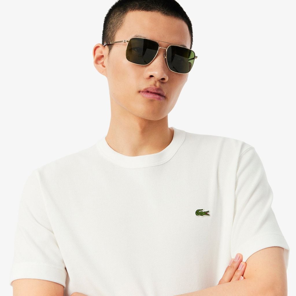 Áo Thun Lacoste Nam Dáng Cổ Điển Piqué Dày Dặn