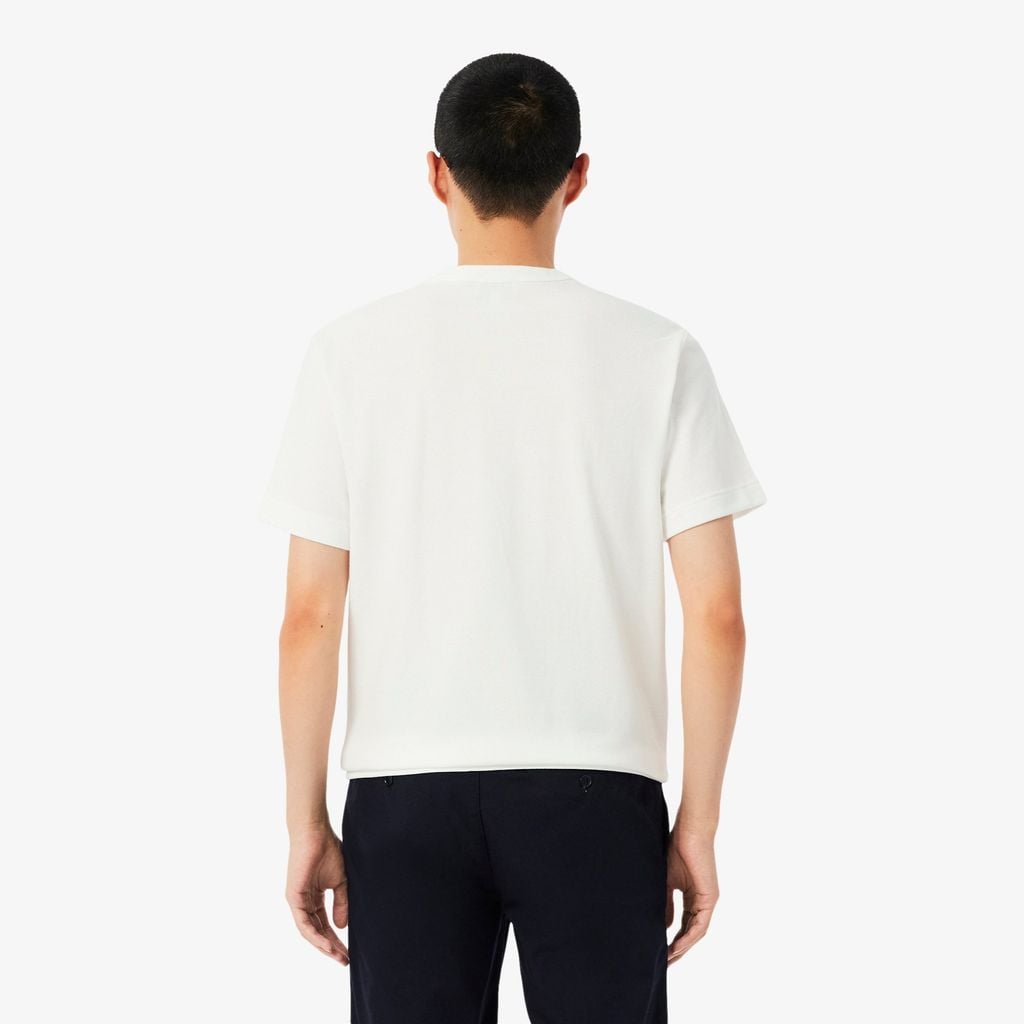 Áo Thun Lacoste Nam Dáng Cổ Điển Piqué Dày Dặn