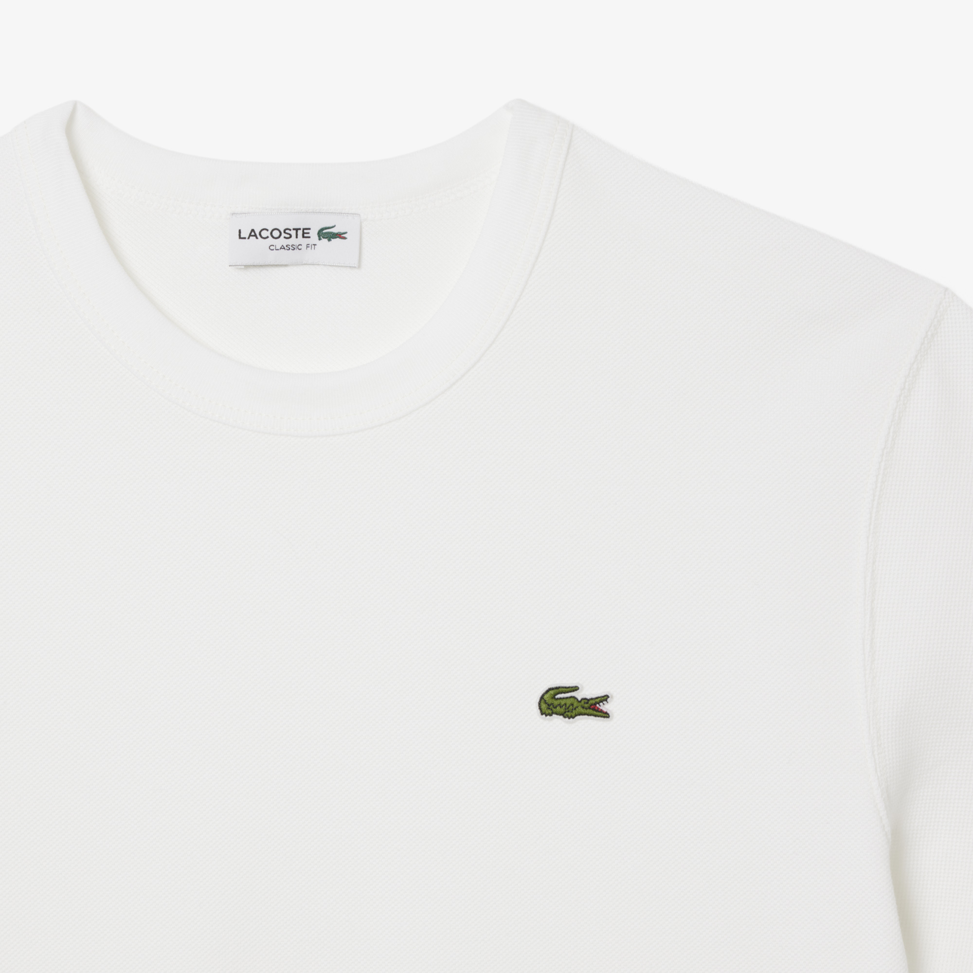 Áo Thun Lacoste Nam Dáng Cổ Điển Piqué Dày Dặn