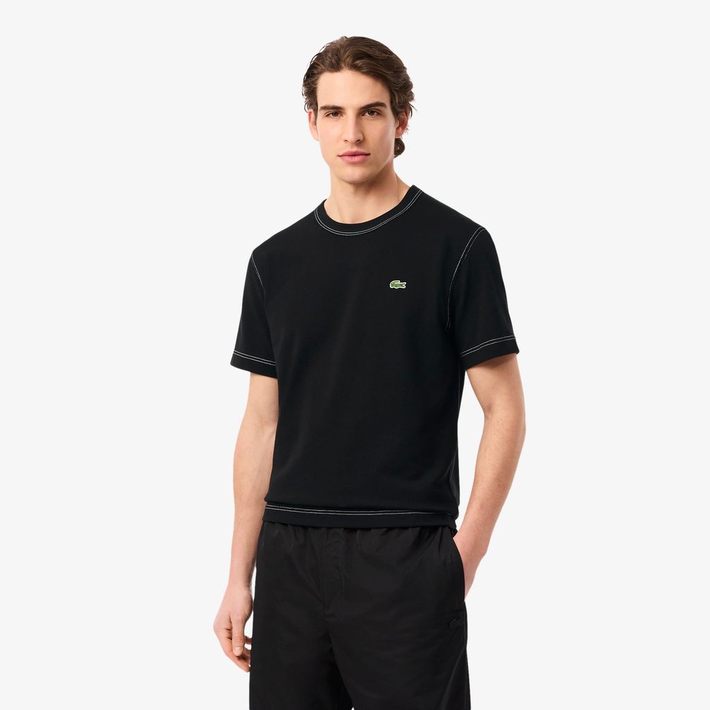 Áo Thun Lacoste Nam Dáng Cổ Điển Piqué Dày Dặn