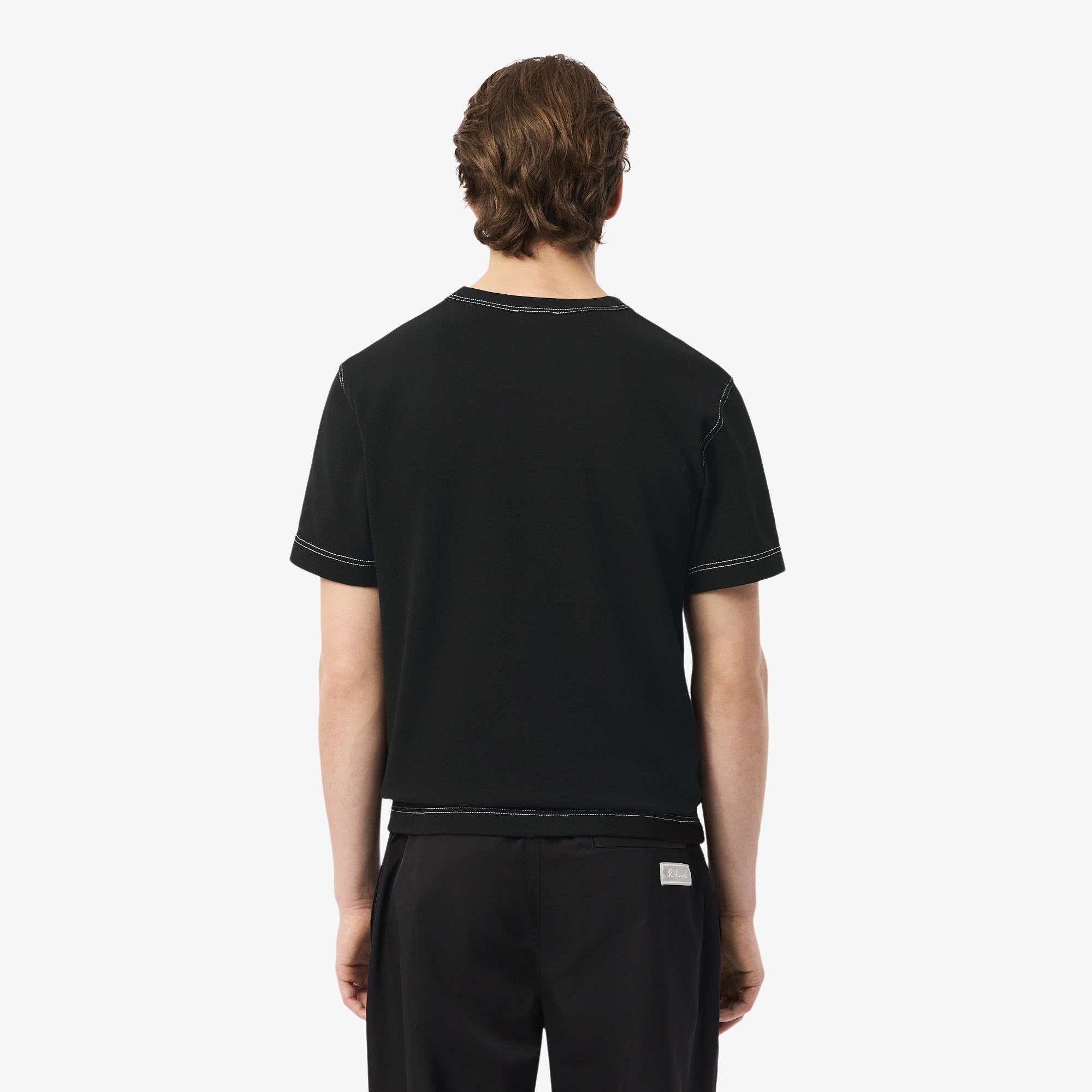 Áo Thun Lacoste Nam Dáng Cổ Điển Piqué Dày Dặn