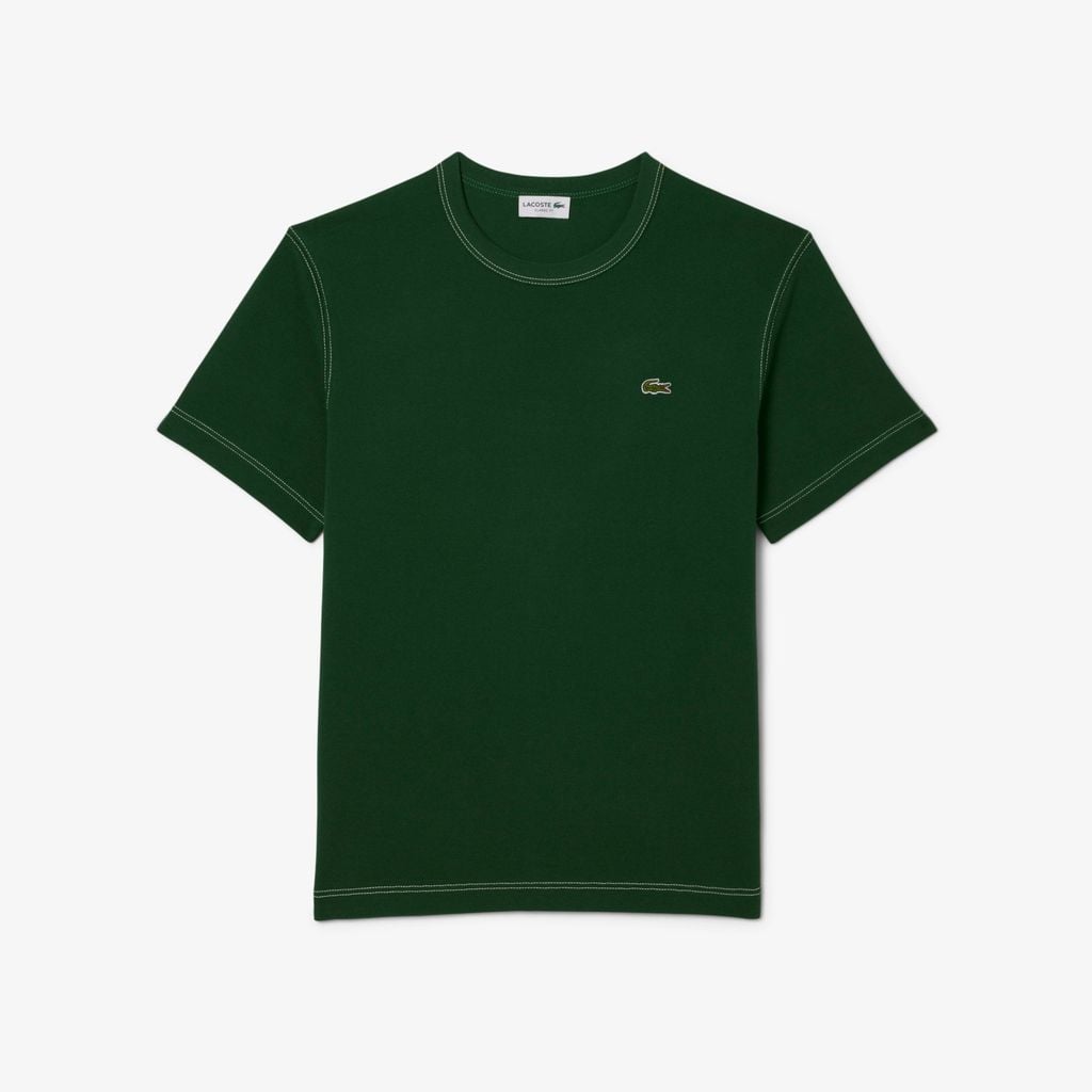 Áo Thun Lacoste Nam Dáng Cổ Điển Piqué Dày Dặn