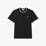 Áo Thun Lacoste Nam Dáng Suông Có Cổ Dệt Gân