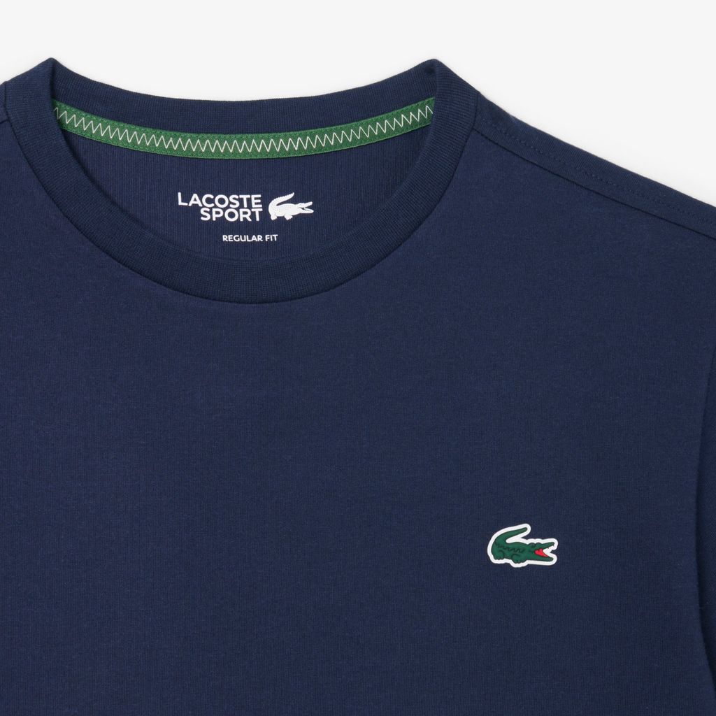 Áo Thun Tennis Lacoste Nam Dáng Suông Thoáng Khí Họa Tiết In