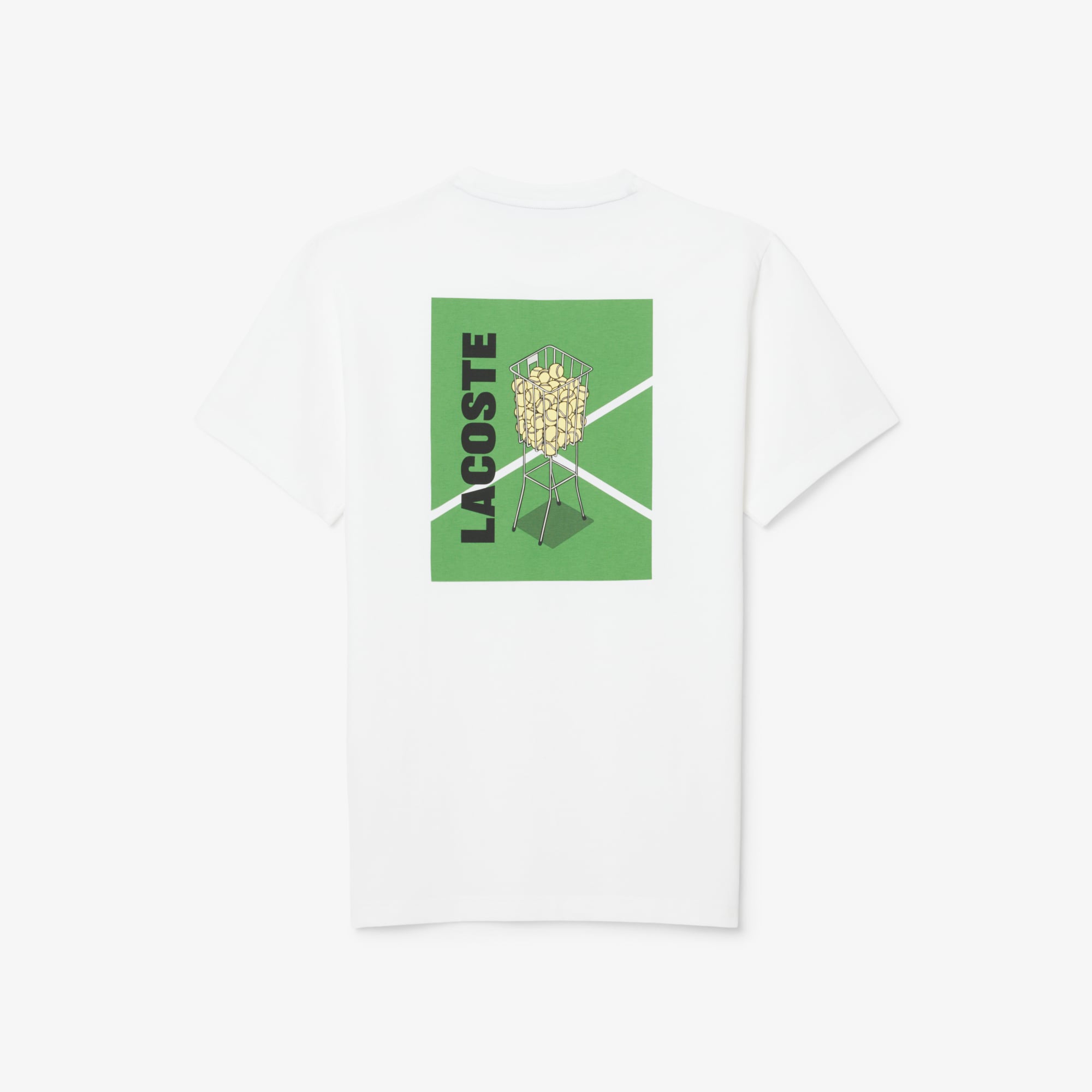 Áo Thun Tennis Lacoste Nam Dáng Cổ Điển In Hình Công Nghệ Thoáng Khí