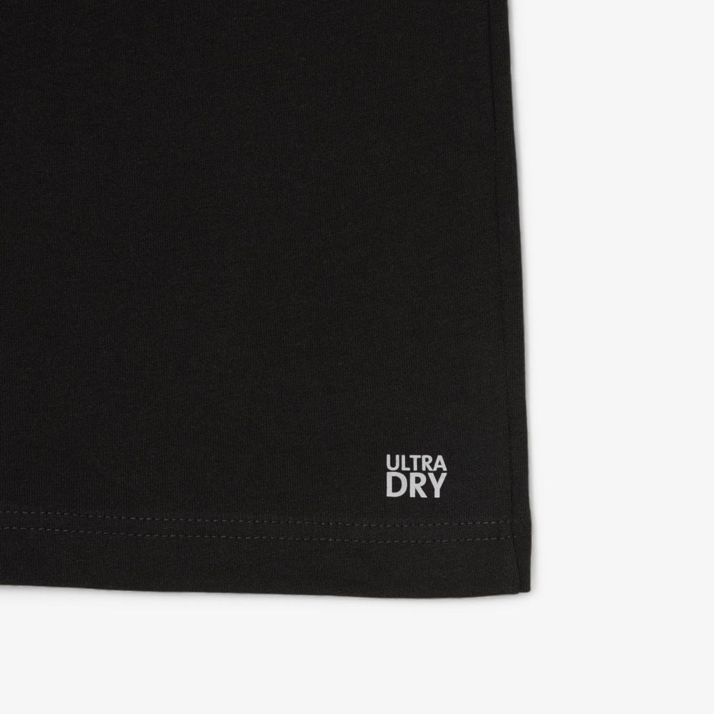 Áo Thun Thể Thao Lacoste Nam Dáng Suông Thoáng Khí Họa Tiết In