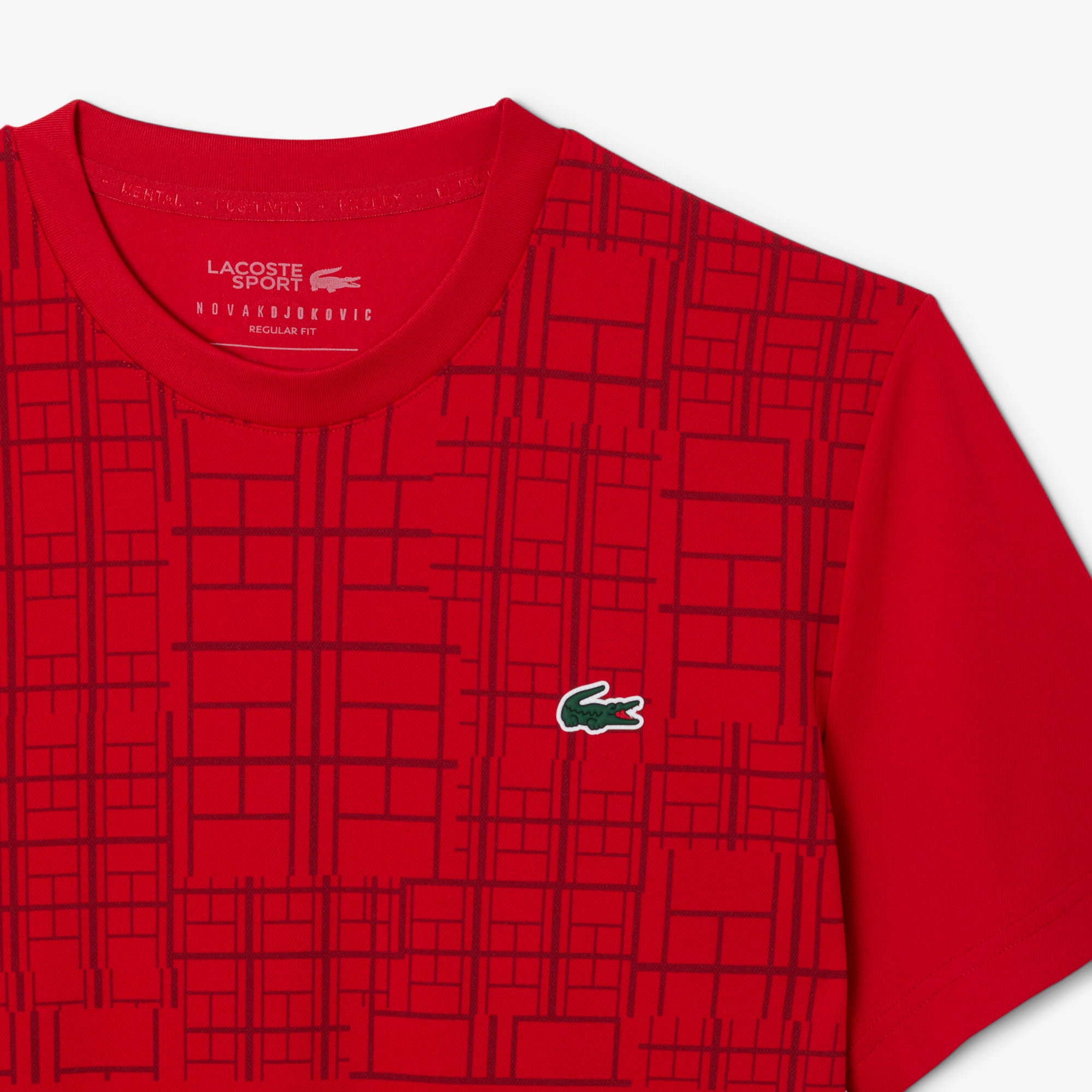 Áo Thun Tennis Lacoste Nam Dáng Suông Lacoste Novak Djokovic
