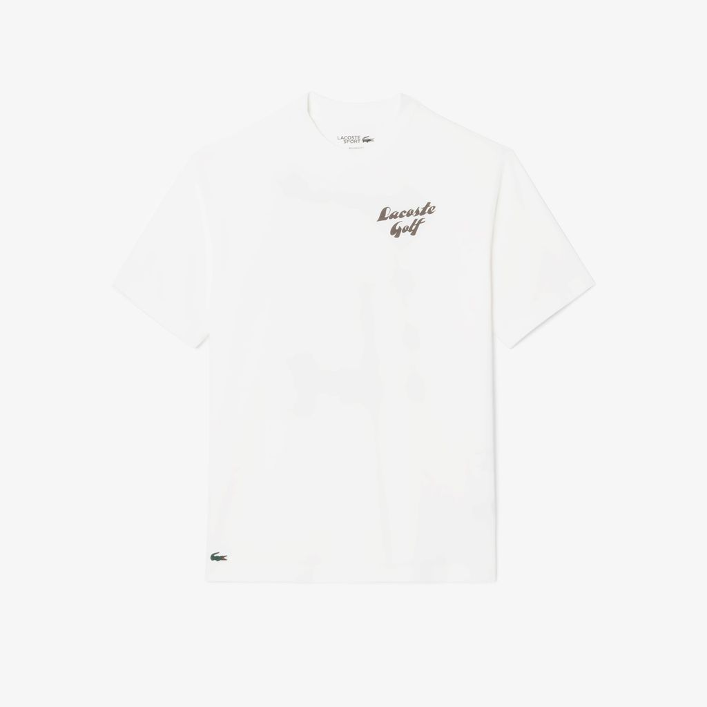 Áo Thun Golf Lacoste Nam Dáng Rộng Họa Tiết In