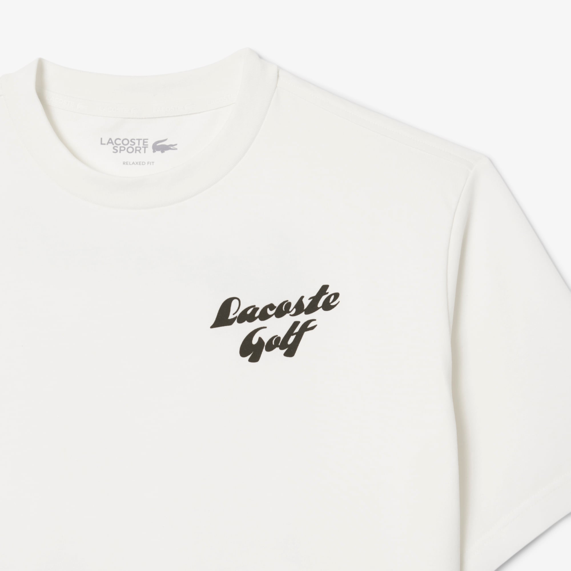 Áo Thun Golf Lacoste Nam Dáng Rộng Họa Tiết In