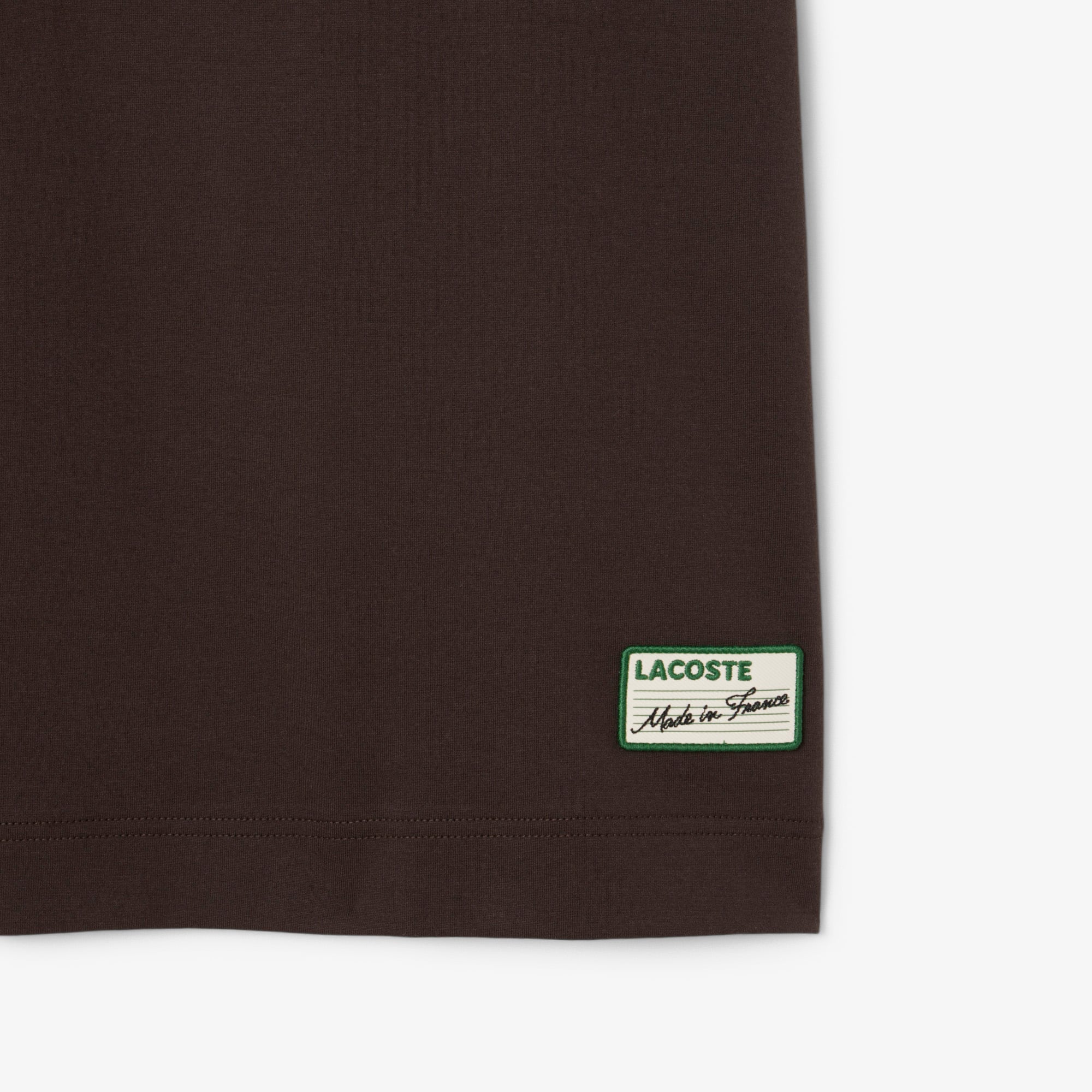 Áo Thun Lacoste Nam Dáng Cổ Điển Cổ Sọc Sản Xuất Tại Pháp