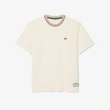 Áo Thun Lacoste Nam Dáng Cổ Điển Cổ Sọc Sản Xuất Tại Pháp