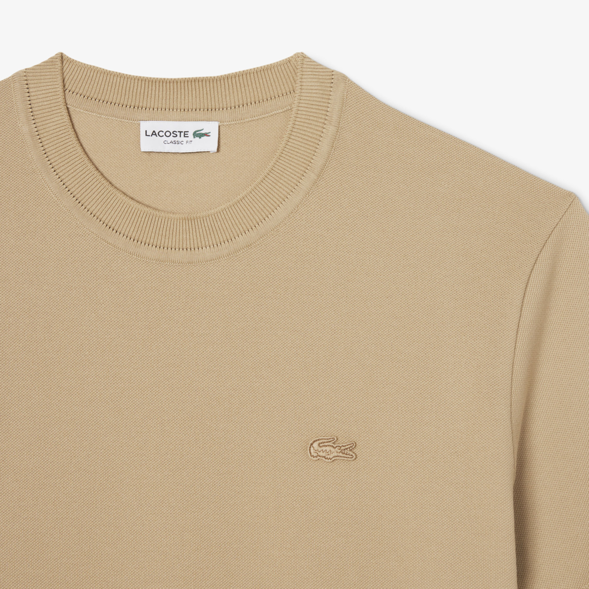 Áo Thun Lacoste Nam Dáng Cổ Điển Cổ Bẻ Petit Piqué