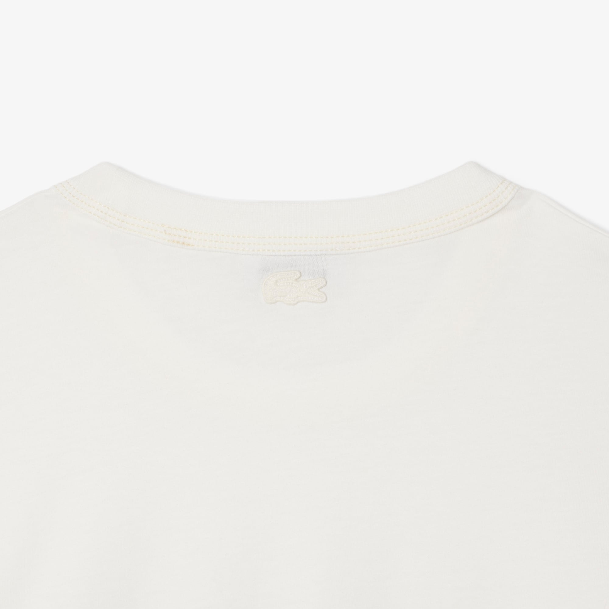 Áo Thun Lacoste Nam Dáng Cổ Điển In Họa Tiết Chất Liệu Jersey