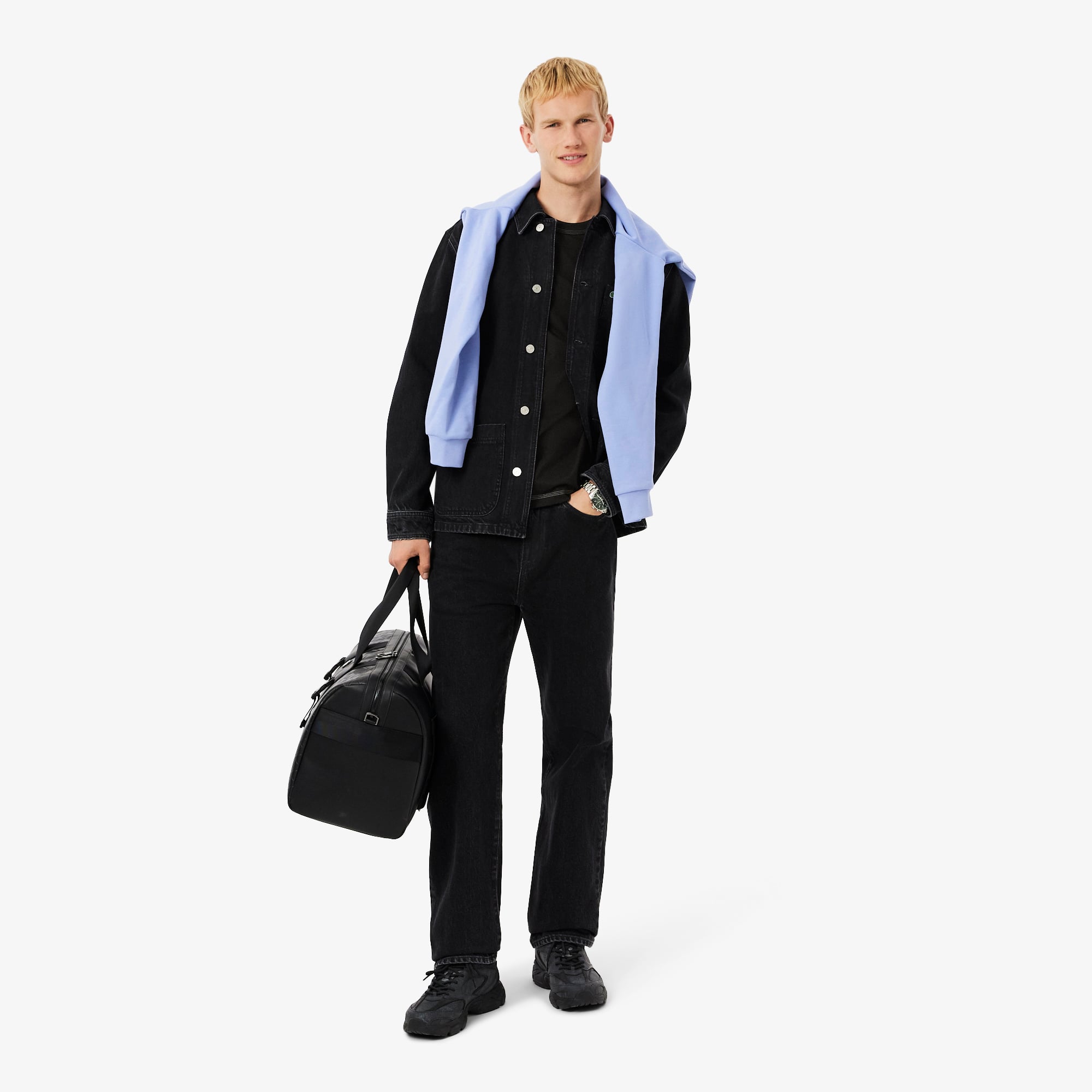 Áo Thun Lacoste Nam Dáng Cổ Điển Jersey In Nhiều Hình