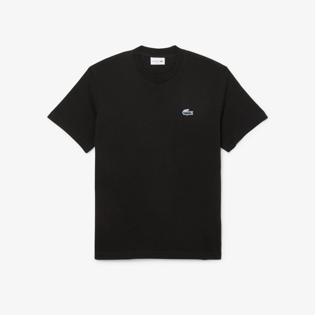 Áo Thun Lacoste Nam Dáng Cổ Điển Jersey Landscape Crocodile Dày Dặn