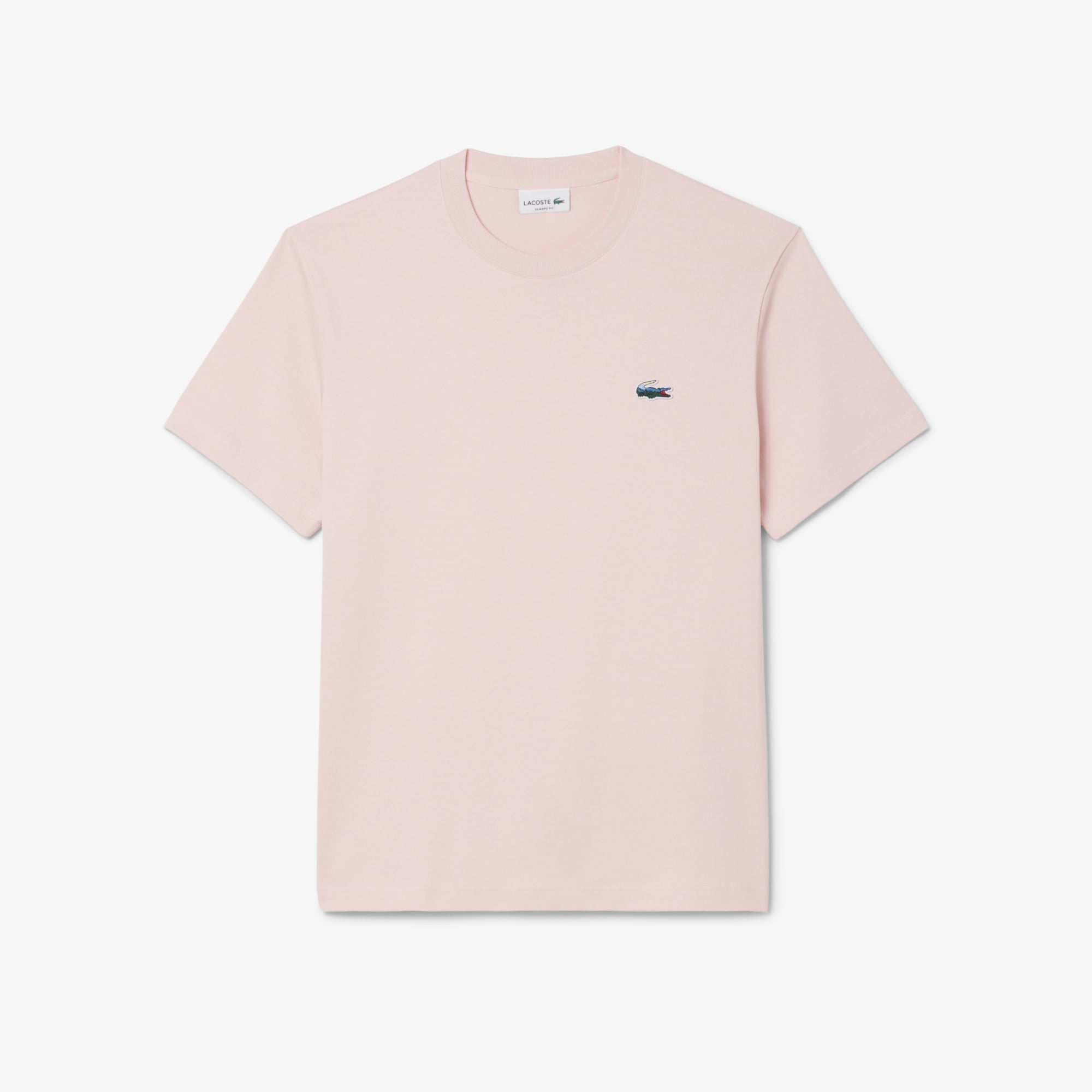 Áo Thun Lacoste Nam Dáng Cổ Điển Jersey Landscape Crocodile Dày Dặn