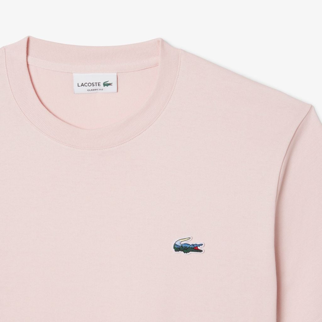 Áo Thun Lacoste Nam Dáng Cổ Điển Jersey Landscape Crocodile Dày Dặn