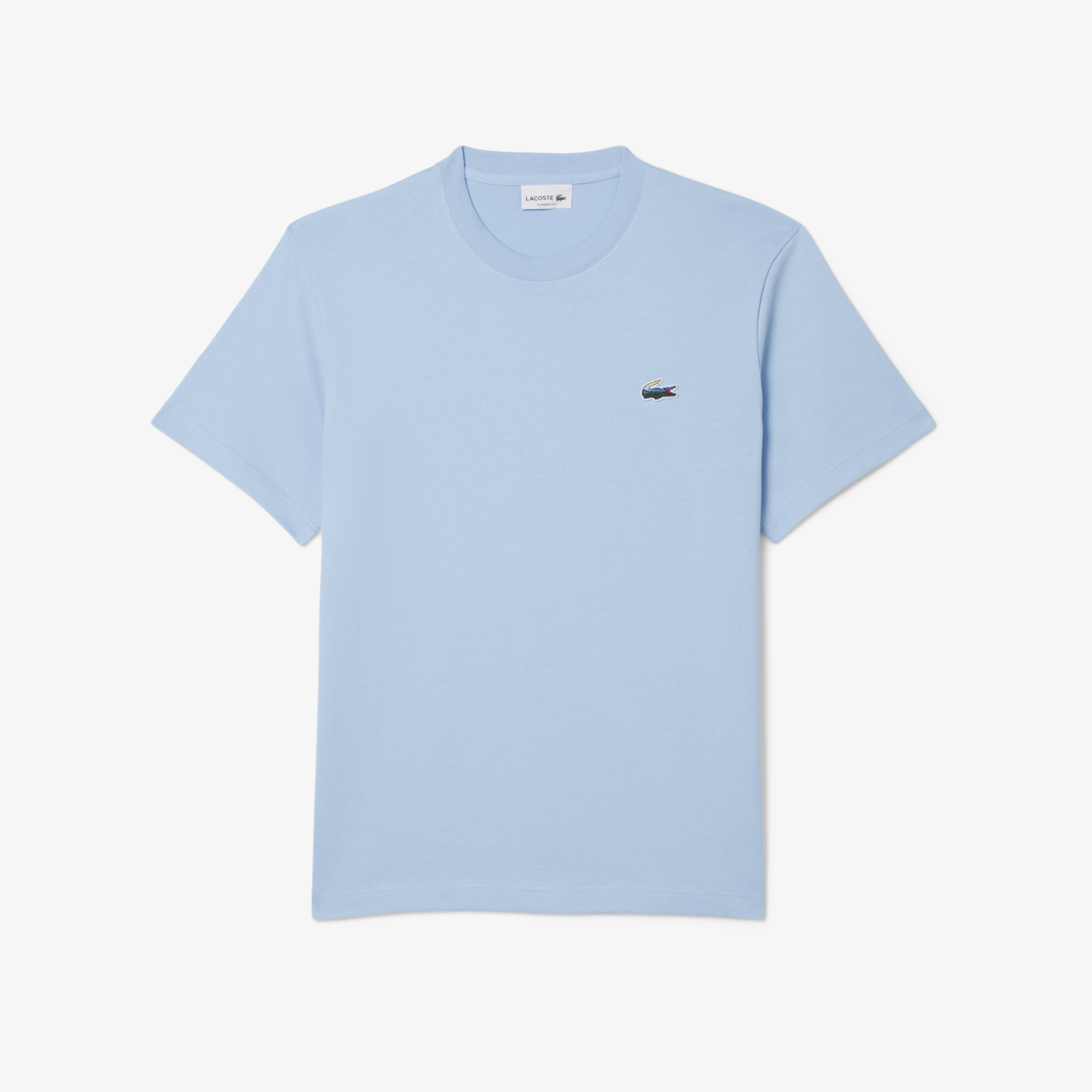 Áo Thun Lacoste Nam Dáng Cổ Điển Jersey Landscape Crocodile Dày Dặn