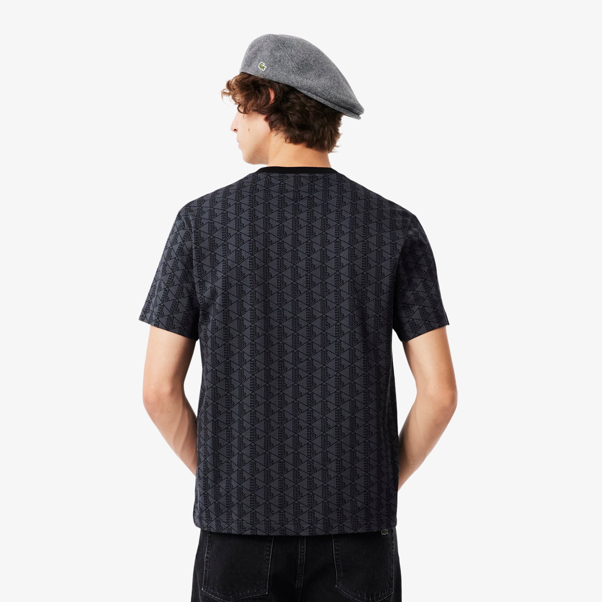 Áo Thun Lacoste Nam Dáng Cổ Điển Jersey Monogram