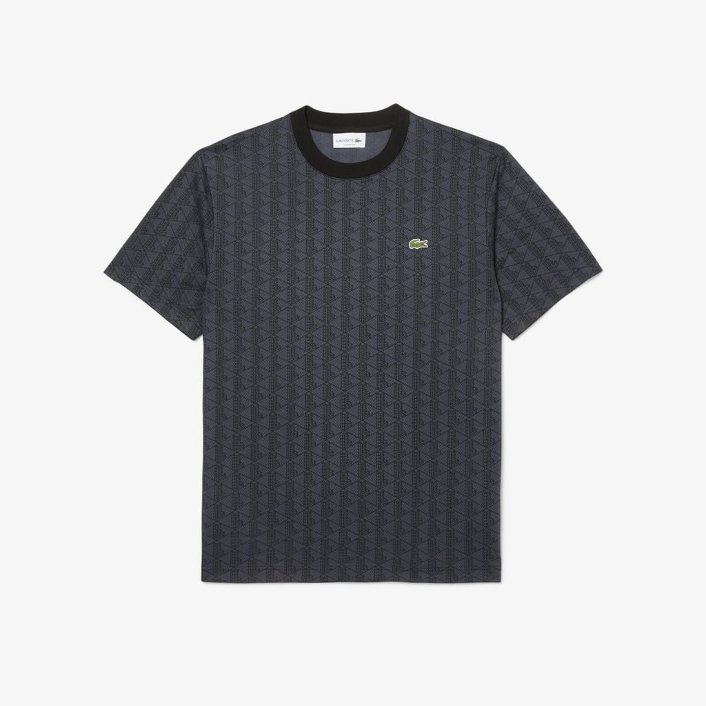 Áo Thun Lacoste Nam Dáng Cổ Điển Jersey Monogram