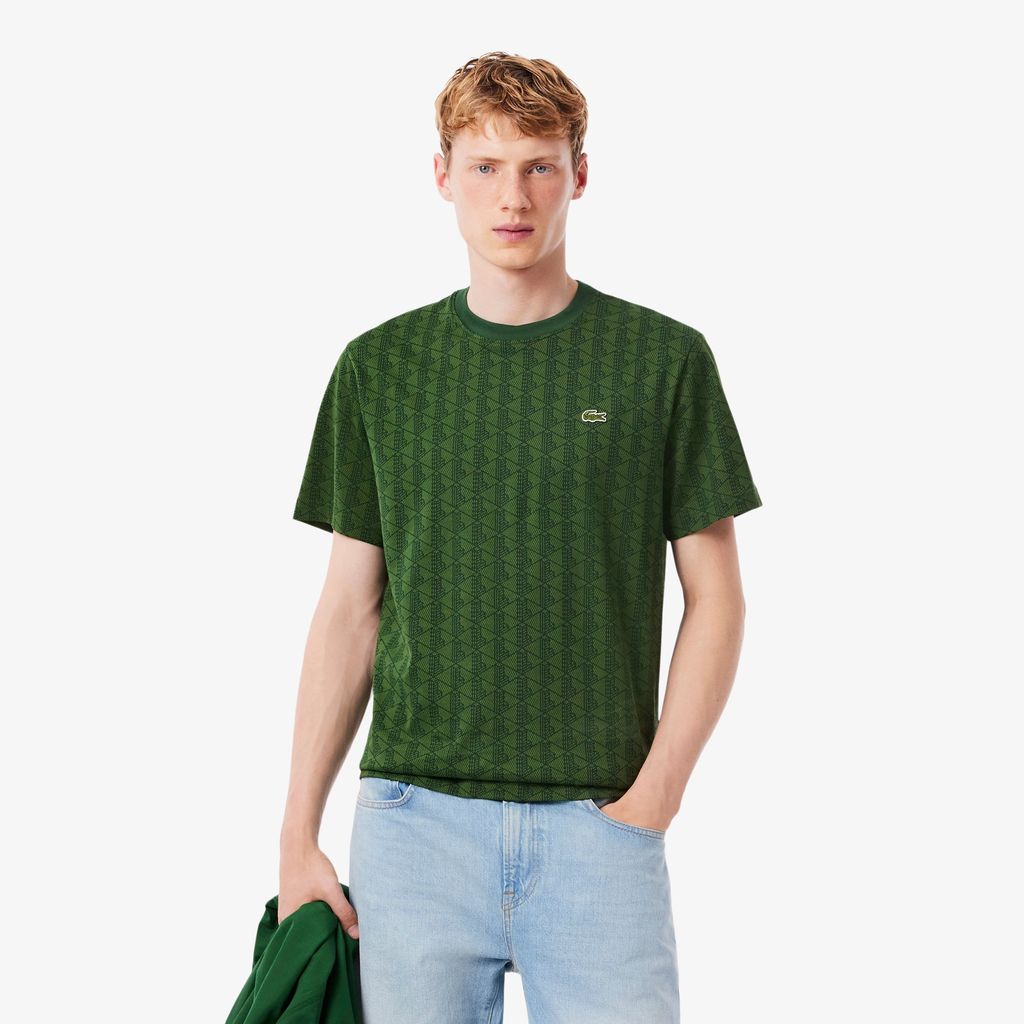 Áo Thun Lacoste Nam Dáng Cổ Điển Jersey Monogram