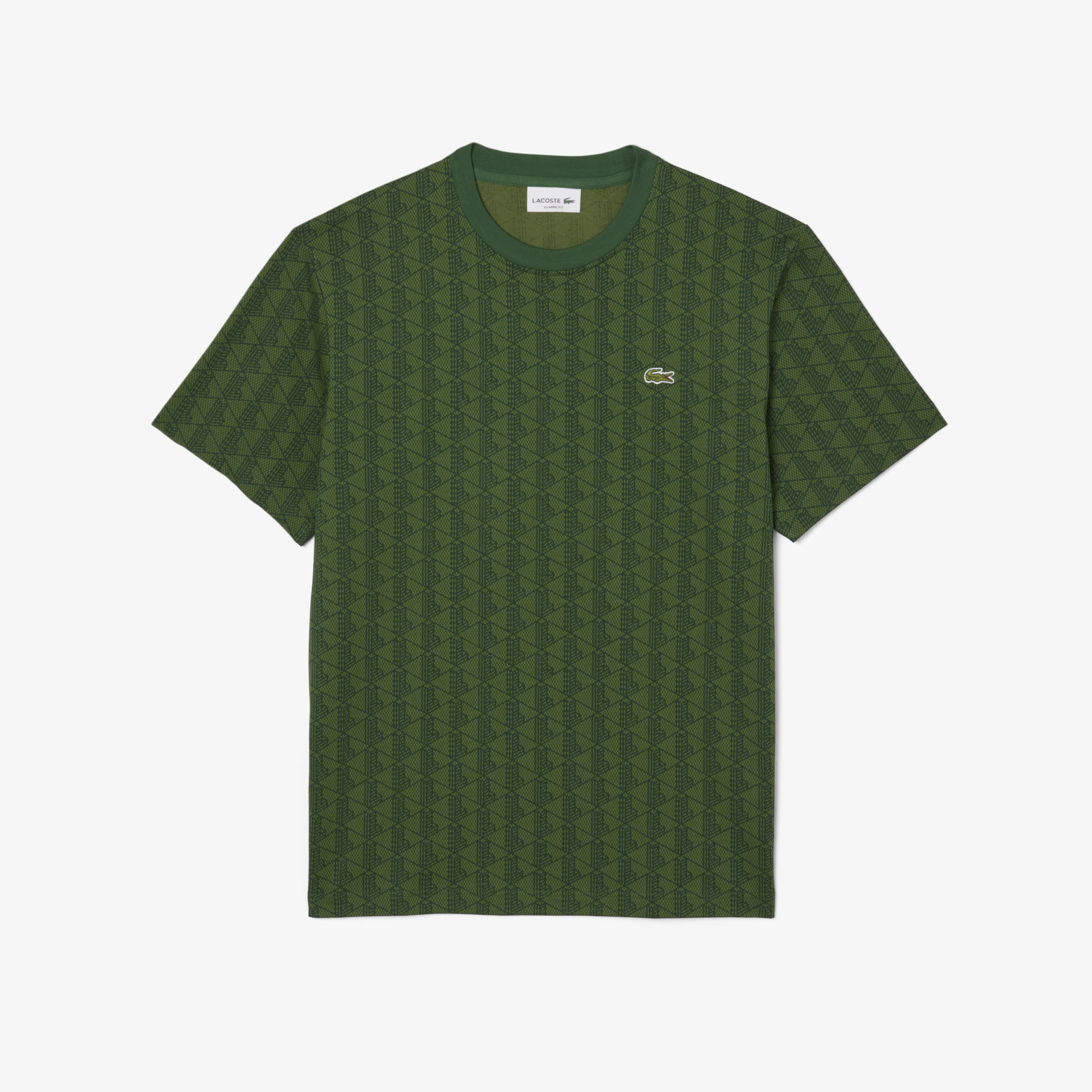 Áo Thun Lacoste Nam Dáng Cổ Điển Jersey Monogram
