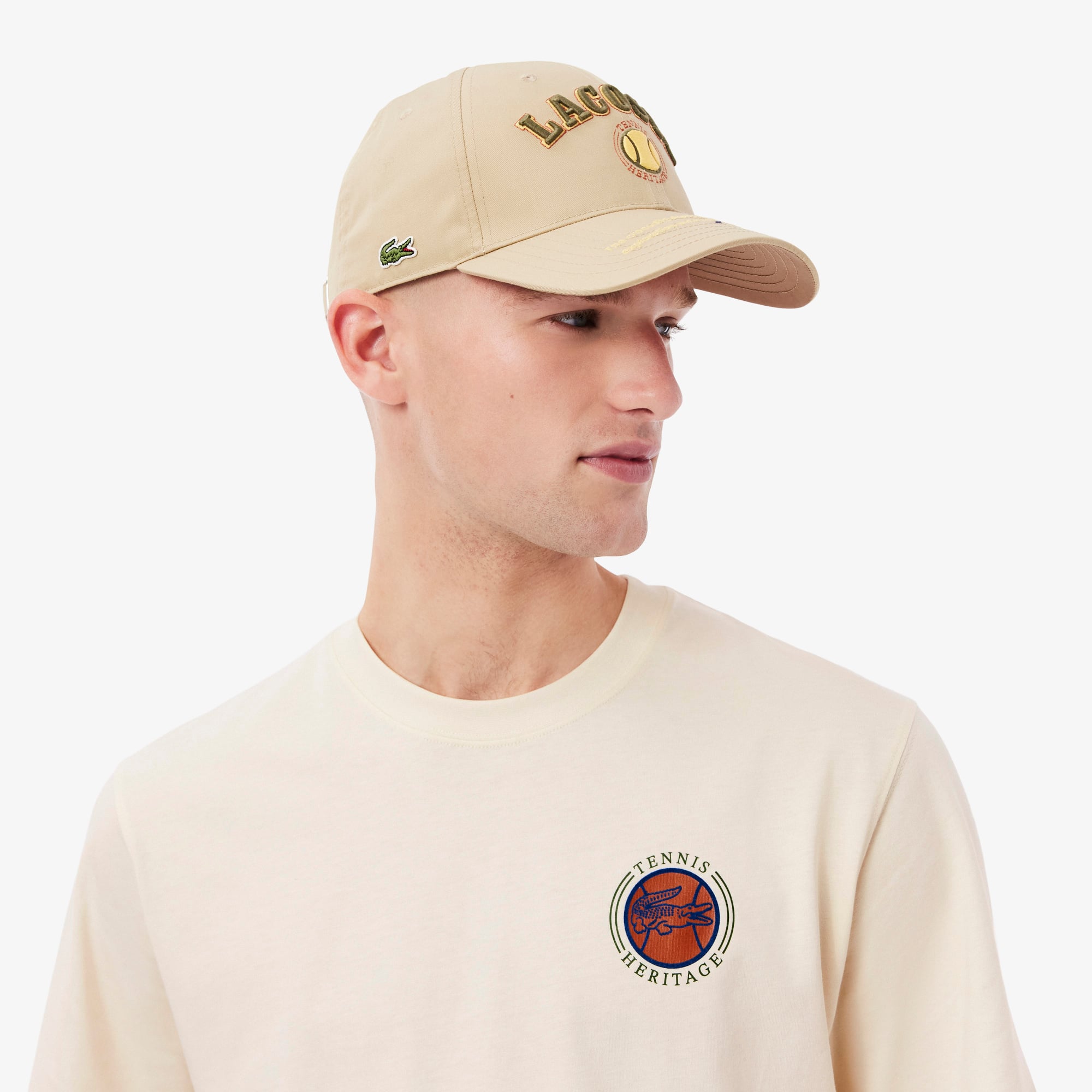 Áo Thun Lacoste Nam Dáng Cổ Điển In Nhiều Hình Chất Liệu Jersey