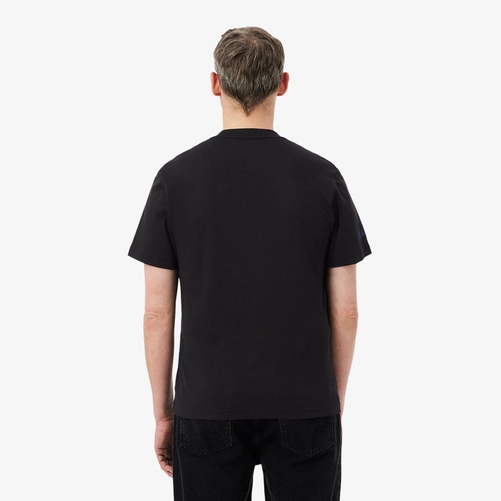 Áo Thun Lacoste Nam Dáng Cổ Điển Thêu Chữ Ký