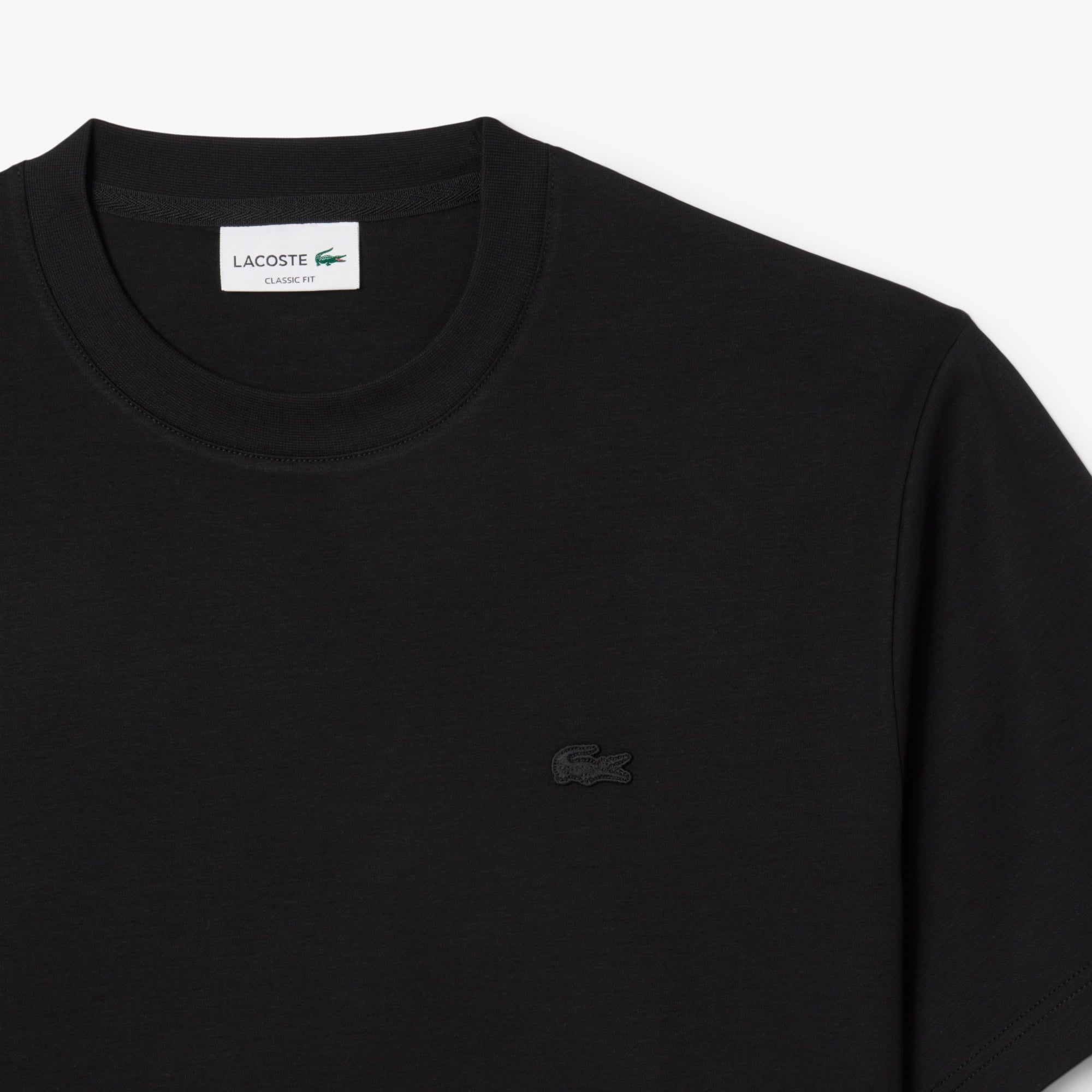 Áo Thun Lacoste Nam Dáng Cổ Điển Thêu Chữ Ký