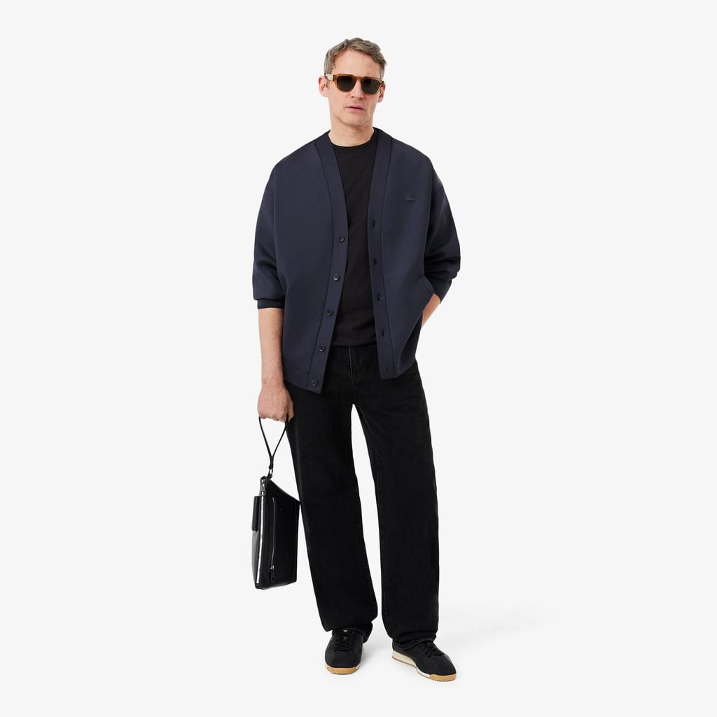 Áo Thun Lacoste Nam Dáng Cổ Điển Thêu Chữ Ký