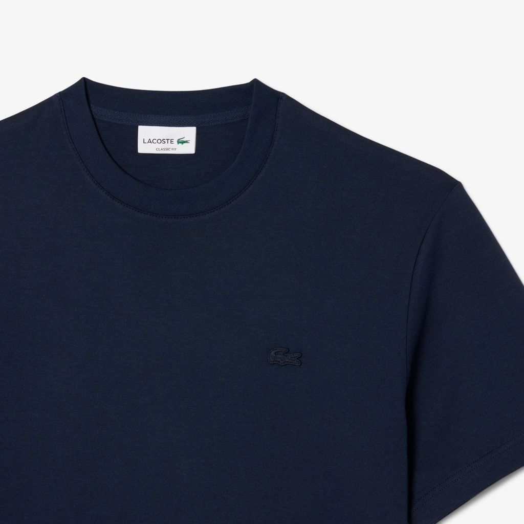 Áo Thun Lacoste Nam Dáng Cổ Điển Thêu Chữ Ký