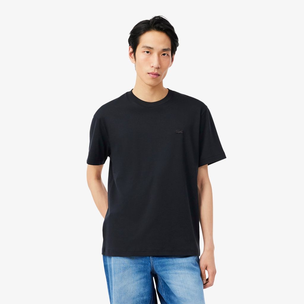Áo Thun Lacoste Nam Dáng Cổ Điển Thêu Chữ Ký