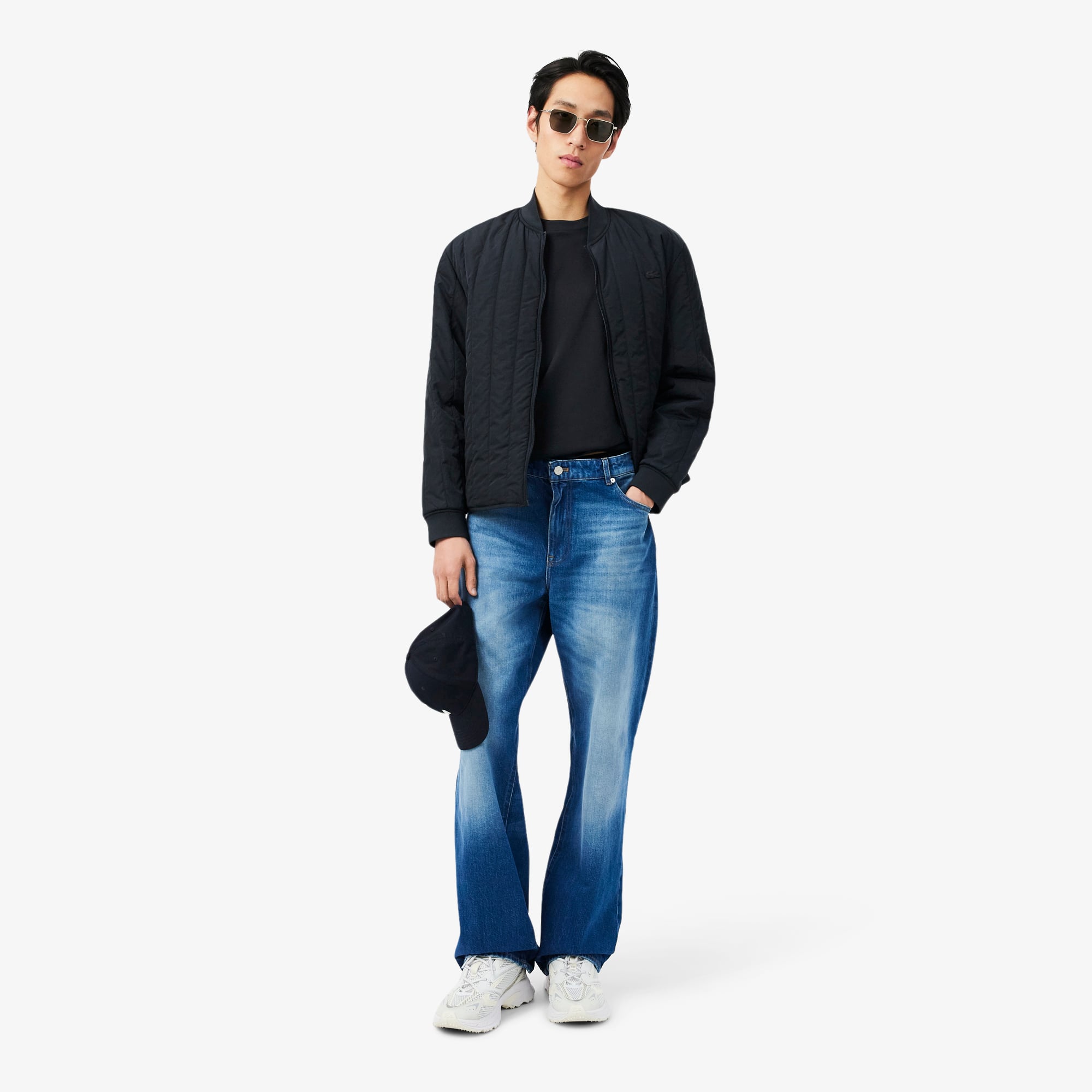 Áo Thun Lacoste Nam Dáng Cổ Điển Thêu Chữ Ký