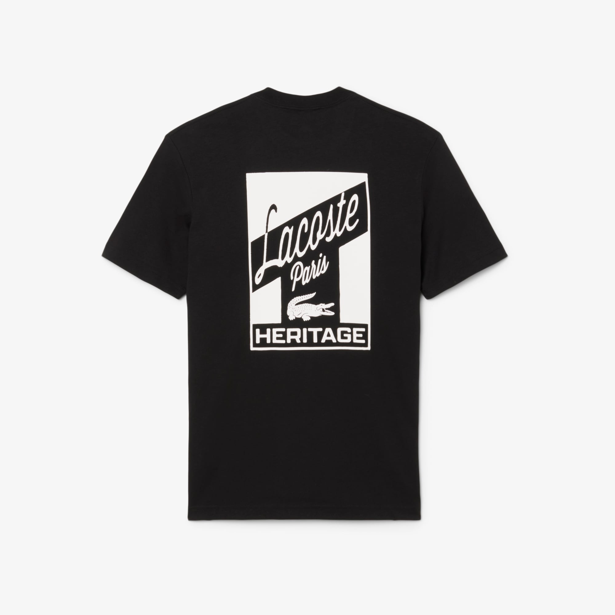 Áo Thun Lacoste Nam Dáng Cổ Điển In Nhiều Hình Chất Liệu Jersey