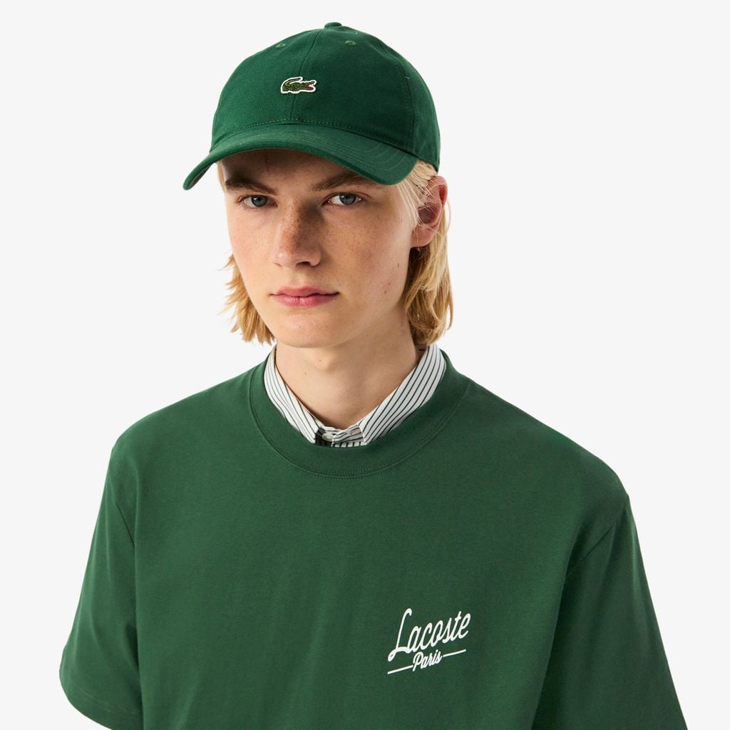 Áo Thun Lacoste Nam Dáng Cổ Điển In Nhiều Hình Chất Liệu Jersey