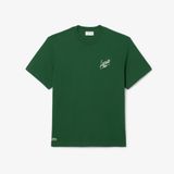 Áo Thun Lacoste Nam Dáng Cổ Điển In Nhiều Hình Chất Liệu Jersey