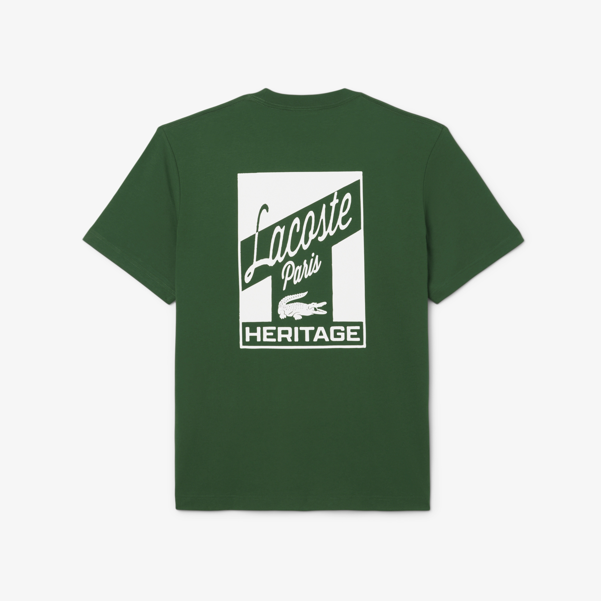 Áo Thun Lacoste Nam Dáng Cổ Điển In Nhiều Hình Chất Liệu Jersey