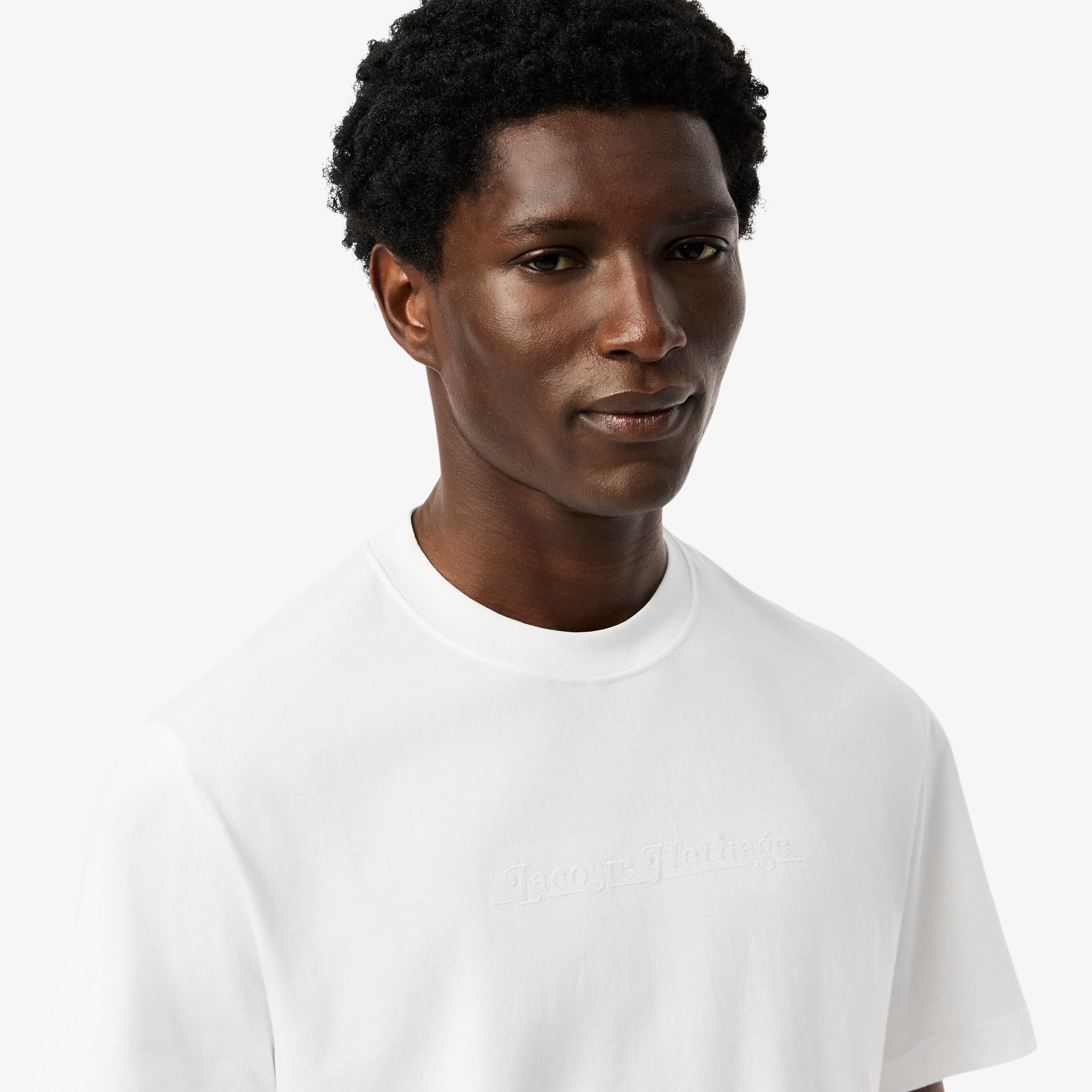 Áo Thun Lacoste Nam Dáng Cổ Điển Họa Tiết Thêu Chất Liệu Cotton