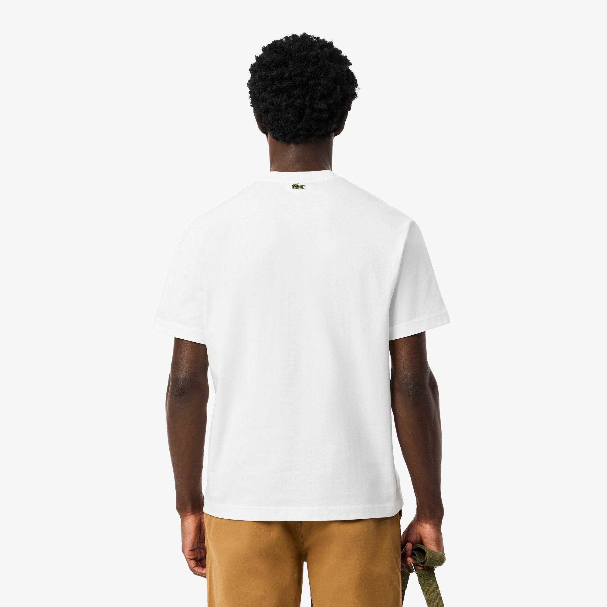 Áo Thun Lacoste Nam Dáng Cổ Điển Họa Tiết Thêu Chất Liệu Cotton