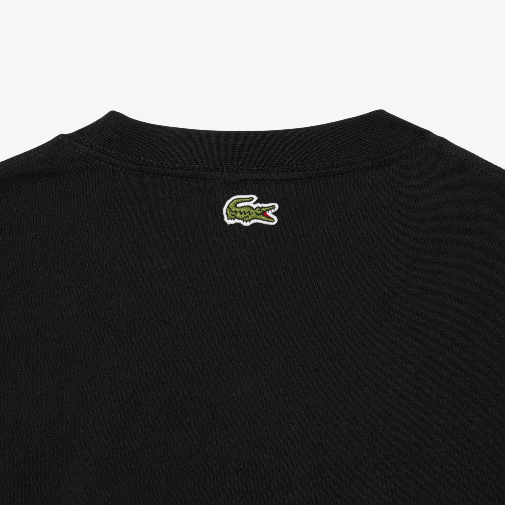 Áo Thun Lacoste Nam Dáng Cổ Điển Họa Tiết Thêu Chất Liệu Cotton