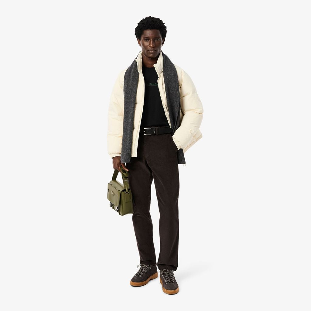 Áo Thun Lacoste Nam Dáng Cổ Điển Họa Tiết Thêu Chất Liệu Cotton