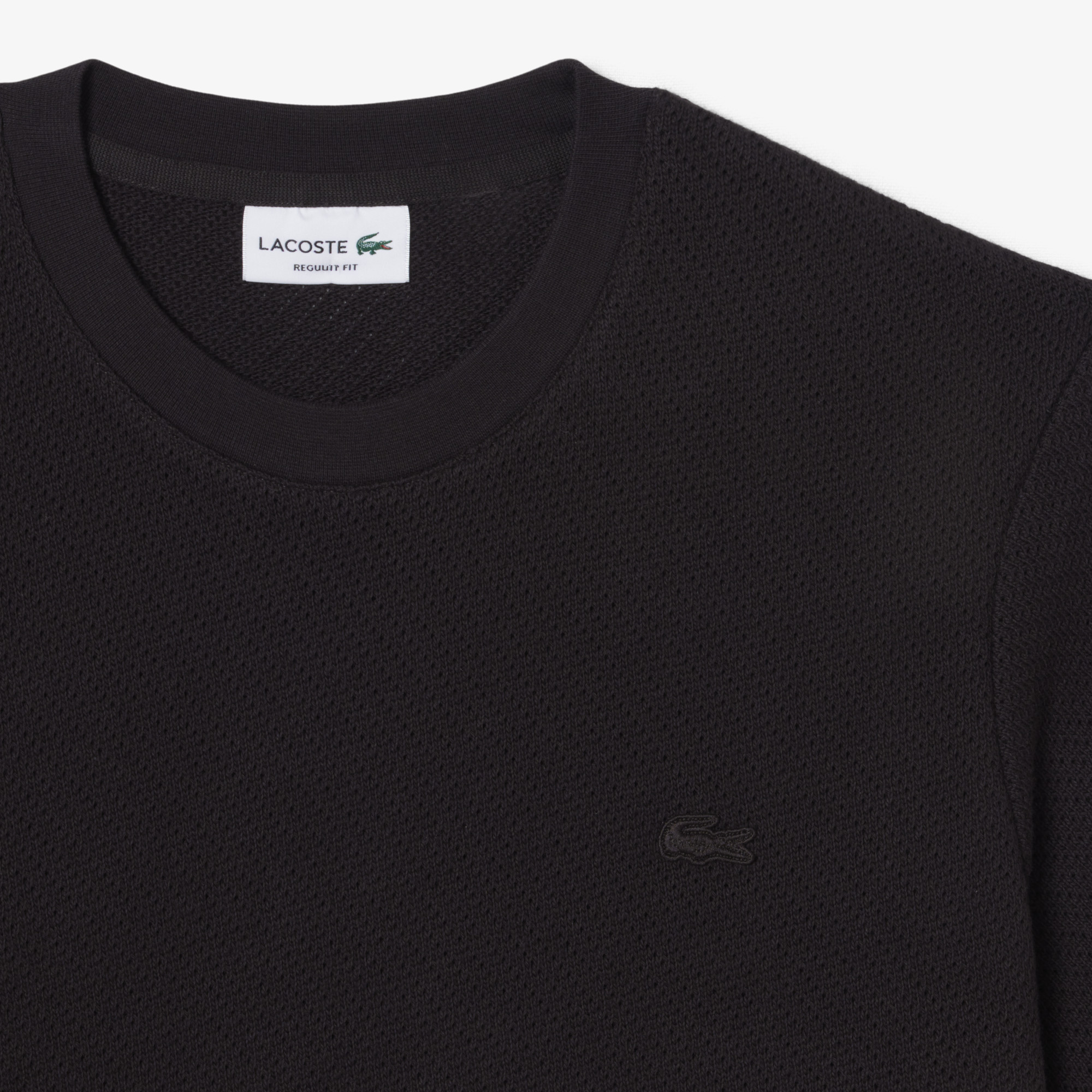 Áo Thun Lacoste Nam Dáng Suông Chất Liệu Cotton Họa Tiết Ren