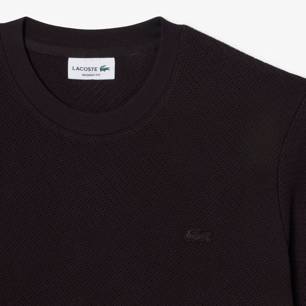 Áo Thun Lacoste Nam Dáng Suông Chất Liệu Cotton Họa Tiết Ren